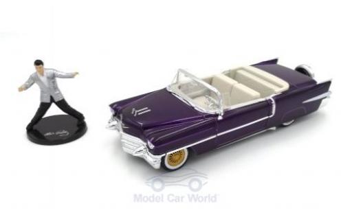 Modellautos Cadillac Eldorado 1/24 Jada Toys Cabrio mettalic violett Elvis Presley 1956 mit Figur Cadillac Eldorado 1/24 Jada Toys Cabrio mettalic violett Elvis Presley 1956 mit Figur modellautos