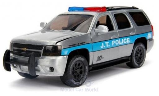 Modellautos Chevrolet Tahoe 1/24 Jada Toys grau/blau J.T.Police 2010 Chevrolet Tahoe 1/24 Jada Toys grau/blau J.T.Police 2010 modellautos