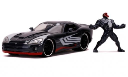 Modellautos Dodge Viper 1/24 Jada Toys SRT10 mettalic grau Spider-Man - Venom 2008 avec figurine Dodge Viper 1/24 Jada Toys SRT10 mettalic grau Spider-Man - Venom 2008 avec figurine modellautos