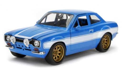 Modellautos Ford Escort 1/24 Jada Toys II Tuning blau/weiss Fast & Furious 1974 Ford Escort 1/24 Jada Toys II Tuning blau/weiss Fast & Furious 1974 modellautos