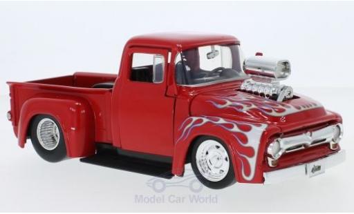 Modellautos Ford F-1 1/24 Jada Toys 00 rot/Dekor 1956 Ford F-1 1/24 Jada Toys 00 rot/Dekor 1956 modellautos