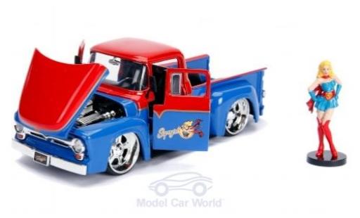 Modellautos Ford F-1 1/24 Jada Toys 00 Supergirl 1956 mit Figur DC Comics Bombss Ford F-1 1/24 Jada Toys 00 Supergirl 1956 mit Figur DC Comics Bombss modellautos