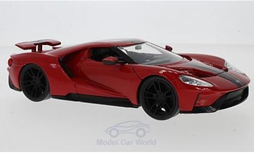 Modellautos Ford GT 1/24 Jada Toys rot 2017 Ford GT 1/24 Jada Toys rot 2017 modellautos
