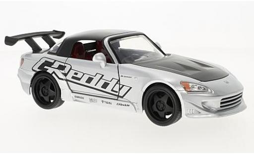 Modellautos Honda S2000 1/24 Jada Toys silber/schwarz 2001 Honda S2000 1/24 Jada Toys silber/schwarz 2001 modellautos
