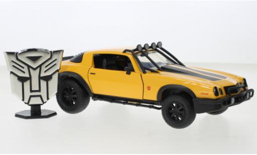 Chevrolet Camaro 1/24 Jada Toys Jada orange/schwarz Transformers Bumblebee 1977 modellautos