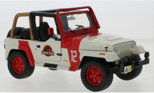 Modellautos Jeep Wrangler 1/24 Jada Toys Jurassic Parc 1992 Jeep Wrangler 1/24 Jada Toys Jurassic Parc 1992 modellautos