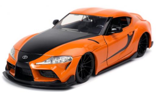 Modellautos Toyota Supra 1/24 Jada Toys GR orange/matt-schwarz Fast & Furious 2020 Toyota Supra 1/24 Jada Toys GR orange/matt-schwarz Fast & Furious 2020 modellautos