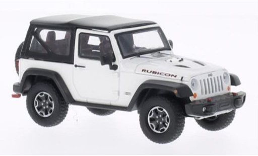 Jeep Wrangler Rubicon 1/43 Greenlight 10th Anniversary weiss 2013 modellautos