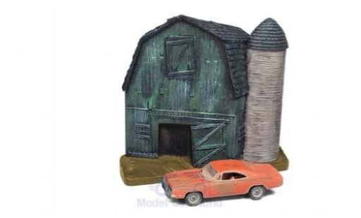 Modellautos Dodge Charger 1/64 Johnny Lightning orange 1969 Barn Finds Series 4 Diorama mit Witterungsspuren Dodge Charger 1/64 Johnny Lightning orange 1969 Barn Finds Series 4 Diorama mit Witterungsspuren modellautos