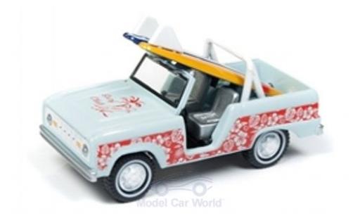 Modellautos Ford Bronco 1/64 Johnny Lightning blau/rot 1966 Ford Bronco 1/64 Johnny Lightning blau/rot 1966 modellautos