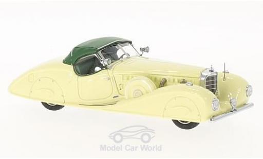 Modellautos Mercedes 540 1/43 Kess K (W29) Stromlinien Roadster Erdmann & Rossi gelb/grün King Ghazi of Iraq 1936 Mercedes 540 1/43 Kess K (W29) Stromlinien Roadster Erdmann & Rossi gelb/grün King Ghazi of Iraq 1936 modellautos