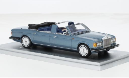 Rolls Royce Silver Spur 1/43 Kess Landaulette blau/schwarz 1987 1:43 modellautos