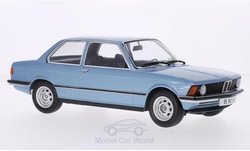 Bmw 318 E21 1/18 KK Scale i (E21) mettalic blau 1975 Türen und Hauben sind nicht zu öffnen modellautos