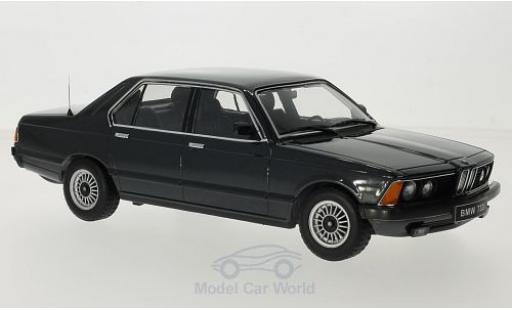 Bmw 733 1/18 KK Scale i (E23) mettalic schwarz 1977 Türen und Hauben sind nicht zu öffnen modellautos