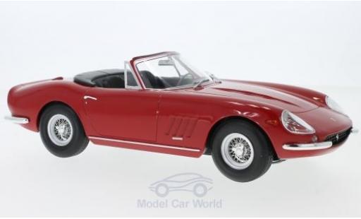 Ferrari 275 1967 1/18 KK Scale GTB/4 NART Spyder rot 1967 Softtop liegt ein modellautos