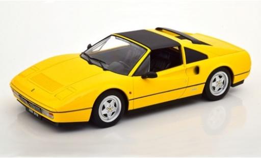Ferrari 328 1/18 KK Scale GTS gelb 1985 Targadach détachable modellautos