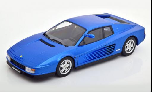 Ferrari Testarossa 1/18 KK Scale mettalic blau 1984 Monospecchio US-Version modellautos