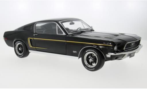 Modellautos Ford Mustang 1/12 KK Scale GT Fastback schwarz 1968 1:12 Ford Mustang 1/12 KK Scale GT Fastback schwarz 1968 1:12 modellautos