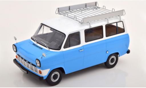 Modellautos Ford Transit 1/18 KK Scale MK 1 Kombi blau/weiss 1965 avec Rack de toit Ford Transit 1/18 KK Scale MK 1 Kombi blau/weiss 1965 avec Rack de toit modellautos