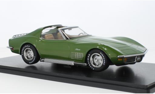 Chevrolet Corvette 1/18 KK Scale (C3) metallise vert 1972 modellautos