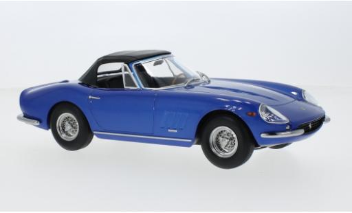 Ferrari 275 1/18 KK Scale GTB/4 NART Spyder metallise bleu 1967 modellautos