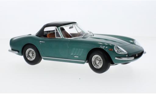 Ferrari 275 1/18 KK Scale GTB/4 NART Spyder metallise vert 1967 modellautos