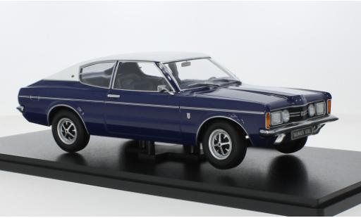Modellautos Ford Taunus 1/18 KK Scale (TC I) GXL Coupe bleu foncé/blanche 1971 Ford Taunus 1/18 KK Scale (TC I) GXL Coupe bleu foncé/blanche 1971 modellautos