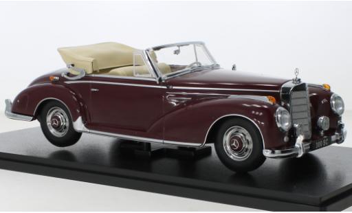 Mercedes 300 1/18 KK Scale SC (W188) Cabriolet rot 1957 modellautos