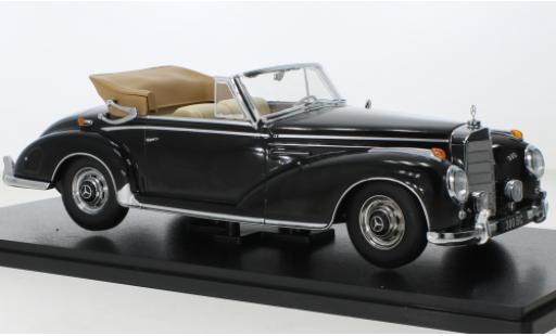 Mercedes 300 1/18 KK Scale SC (W188) Cabriolet schwarz 1957 modellautos
