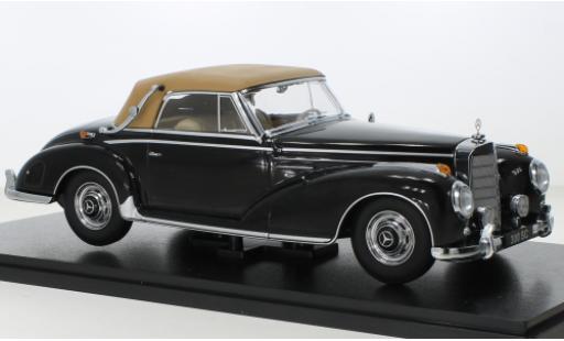 Mercedes 300 1/18 KK Scale SC (W188) Cabriolet schwarz/beige 1957 modellautos