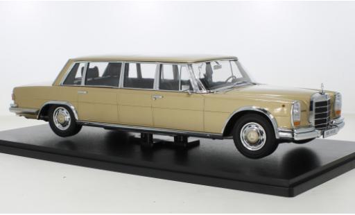 Modellautos Mercedes 600 1/18 KK Scale (W100) Pullman metallise beige 1964 Mercedes 600 1/18 KK Scale (W100) Pullman metallise beige 1964 modellautos