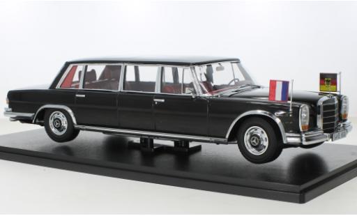 Modellautos Mercedes 600 1/18 KK Scale (W100) Pullman metallise noire Brandt/Pompidou 1964 Mercedes 600 1/18 KK Scale (W100) Pullman metallise noire Brandt/Pompidou 1964 modellautos