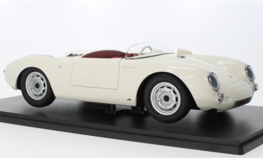 Porsche 550 1/12 KK Scale A Spyder blanche/rouge 1953 modellautos