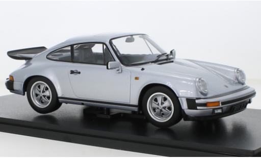 Porsche 930 1/18 KK Scale 911 Carrera 3.2 silber 1988 modellautos