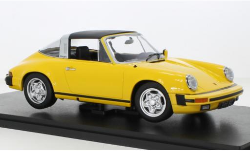 Porsche 930 Targa 1/18 KK Scale 911 SC gelb 1978 modellautos