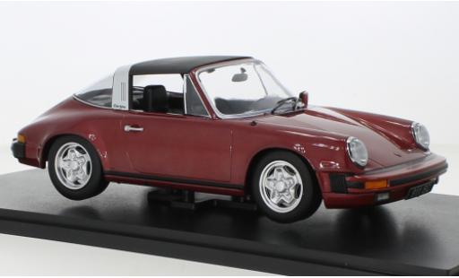 Porsche 930 Targa 1/18 KK Scale 911 SC metallise rot 1978 modellautos
