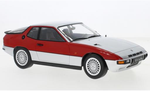 Modellautos Porsche 924 1/18 KK Scale Turbo silber/rot 1986 Porsche 924 1/18 KK Scale Turbo silber/rot 1986 modellautos