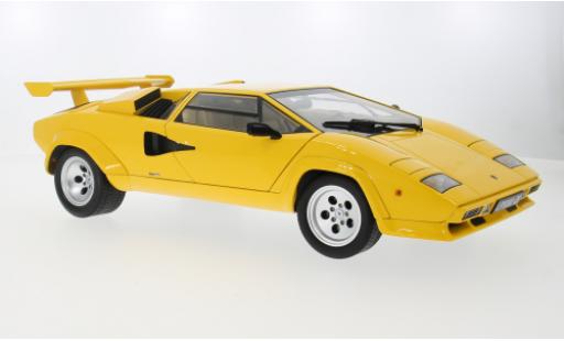 Modellautos Lamborghini Countach 1/12 KK Scale LP 5000S QV gelb 1985 1:12 Lamborghini Countach 1/12 KK Scale LP 5000S QV gelb 1985 1:12 modellautos