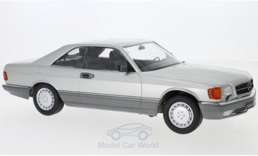 Modellautos Mercedes 560 1/18 KK Scale SEC (C126) silber 1985 Mercedes 560 1/18 KK Scale SEC (C126) silber 1985 modellautos