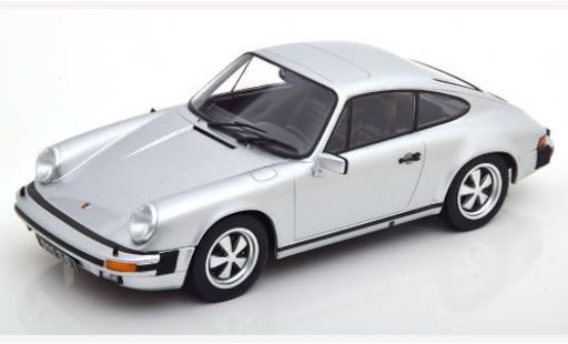 Porsche 930 1/18 KK Scale 911 Carrera 3.0 Coupe silber 1977 modellautos