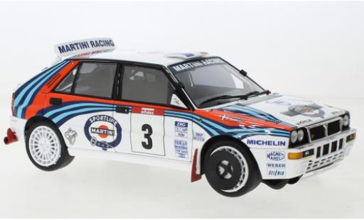 Modellautos Lancia Delta 1/18 Kyosho HF Integrale Evolutione No.3 Martini Racing Martini Rallye WM Tour de Corse 1992 Lancia Delta 1/18 Kyosho HF Integrale Evolutione No.3 Martini Racing Martini Rallye WM Tour de Corse 1992 modellautos