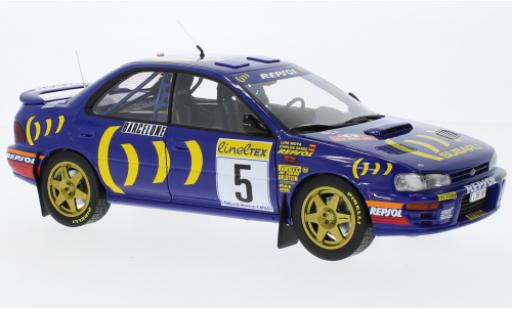 Subaru Impreza 1/18 Kyosho 555 No.5 Rallye WM Rallye Monte Carlo 1995 modellautos