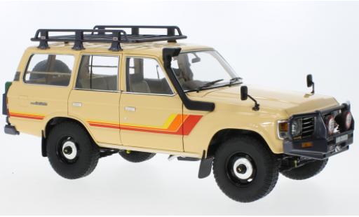 Toyota Land Cruiser 1/18 Kyosho 60 beige/Décorer modellautos