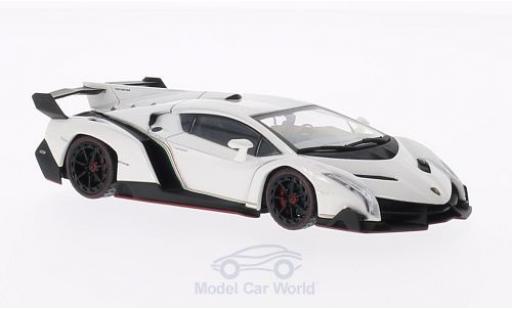 Modellautos Lamborghini Veneno 1/43 Kyosho weiss mit rotem Dekorstreifen Lamborghini Veneno 1/43 Kyosho weiss mit rotem Dekorstreifen modellautos