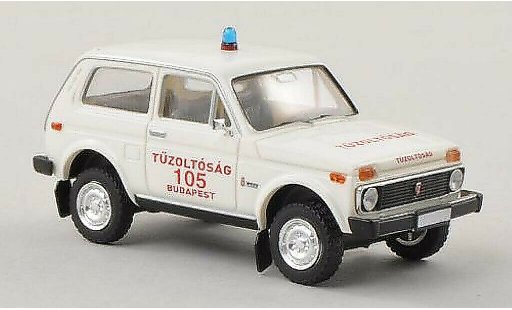 Lada Niva Pompiers 1/87 Brekina Tuzolt?sssg Budapest Feuerwehr (HUN) modellautos