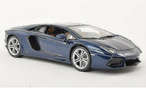 Lamborghini Aventador LP700-4 1/18 Burago blau 2011 modellautos