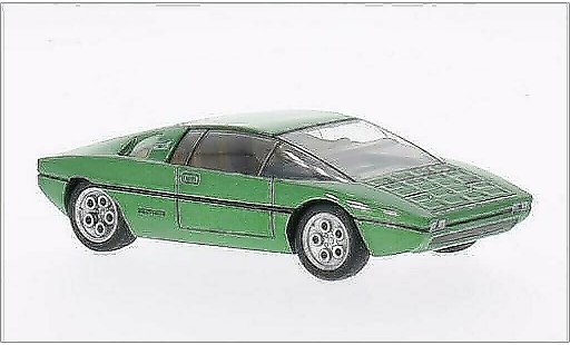 Lamborghini Bravo Base 1/43 WhiteBox mettalic gr&Atilde;&frac14;n 1974 modellautos