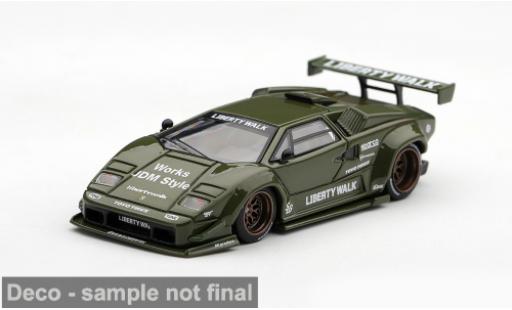 Modellautos Lamborghini Countach LB-Works gr&Atilde;&frac14;n 2025 1/64 Mini GT
