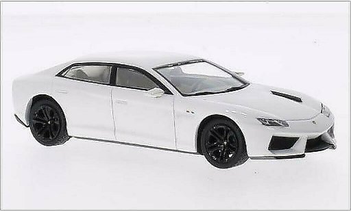 Lamborghini Estoque Base 1/43 IXO 200 mettalic weiss 2008 modellautos