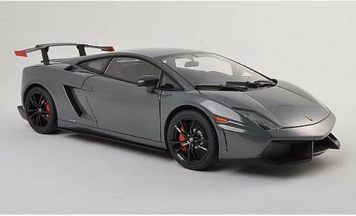Lamborghini Gallardo Super Trofeo Stradale 1/18 Autoart LP570 Supertrofeo grau/schwarz 2011 modellautos